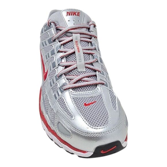 Nike P 6000 Metallic Silver Gym Red Running Mens Size 11 Cool Grey CD6404 024 - Picture 7 of 11